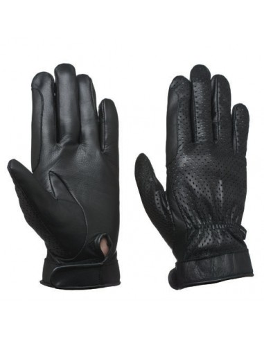 Lexhis Perforated Leather Gloves